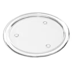 מעמד זכוכית לנר קוטר 7 ס"מ