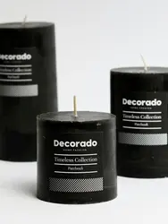 נר ריחני PATCHOULI שחור קוטר7/10 S