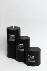 נר ריחני PATCHOULI שחור קוטר7/15 M