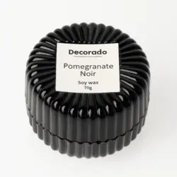 נר סויה מקרון POMEGRANATE NOIR שחור