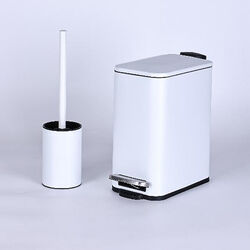 פח + מברשת דגם - DON לבן מט