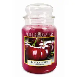 נר איכותי מבית PRICE'S CANDLES האיטלקי- BLACK CHERRY